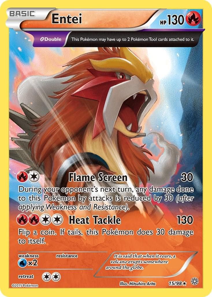 Entei #15 — Pokemon Ancient Origins