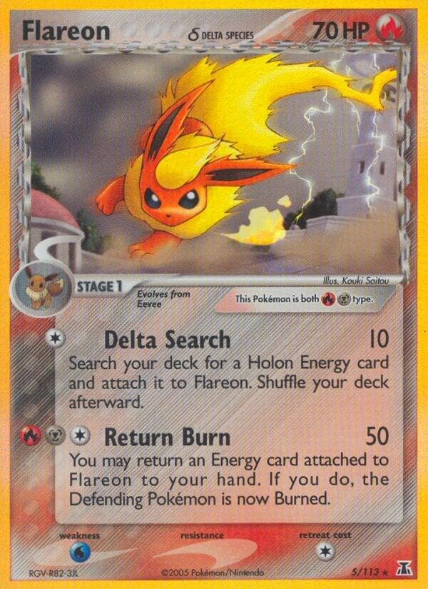 Flareon #5 — Pokemon Delta Species