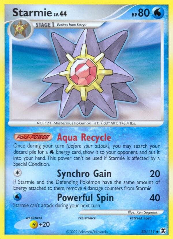 Starmie #50 — Pokemon Rising Rivals