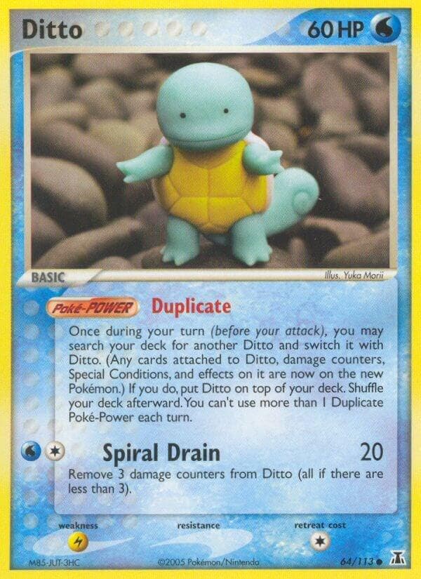 Ditto (Squirtle) #64 — Pokemon Delta Species
