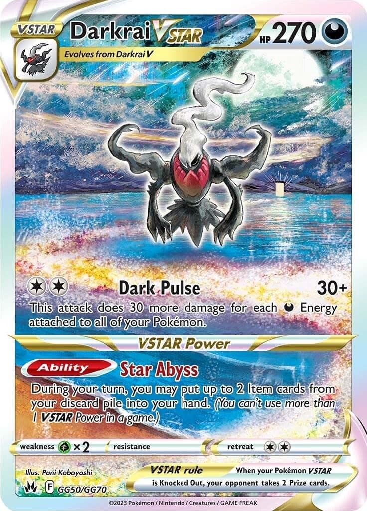 Darkrai VStar #GG50 — Pokemon Crown Zenith