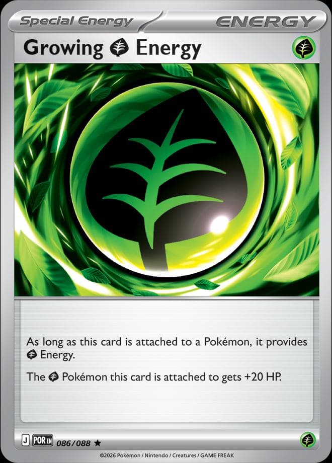 Growing Grass Energy #86 — Pokemon Perfect Order