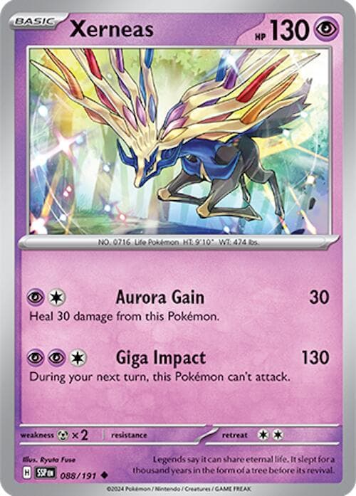 Xerneas #88 — Pokemon Surging Sparks