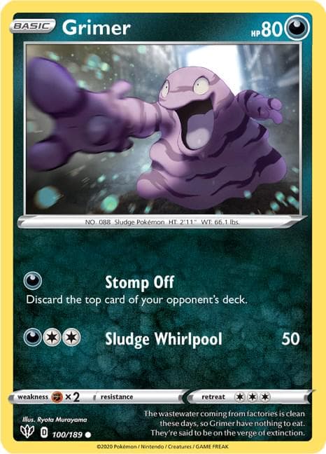 Grimer #100 — Pokemon Darkness Ablaze