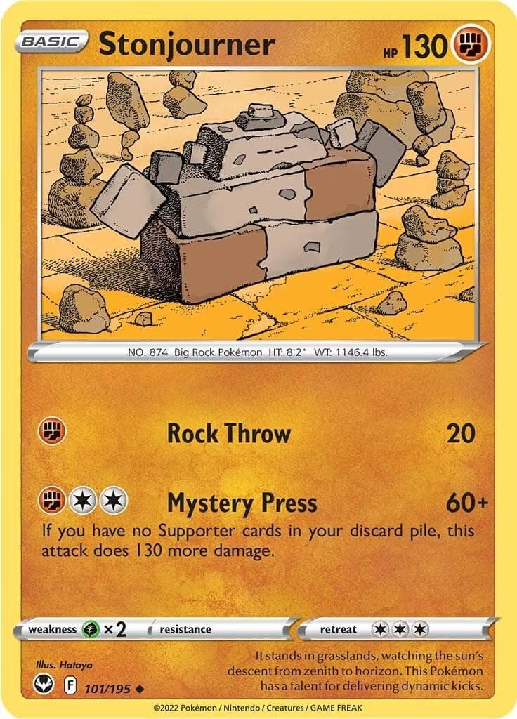 Stonjourner #101 — Pokemon Silver Tempest