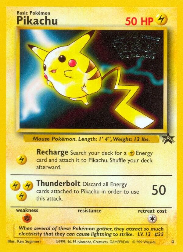 Pikachu #4 — Pokemon Promo