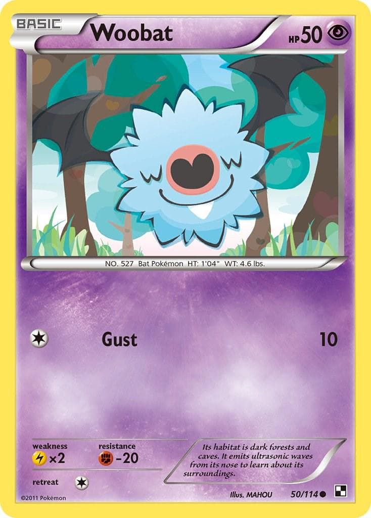 Woobat #50 — Pokemon Black & White