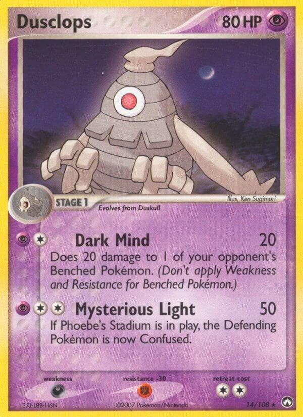 Dusclops #14 — Pokemon Power Keepers
