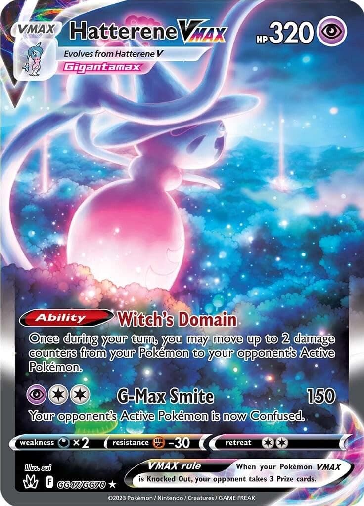 Hatterene VMAX #GG47 — Pokemon Crown Zenith