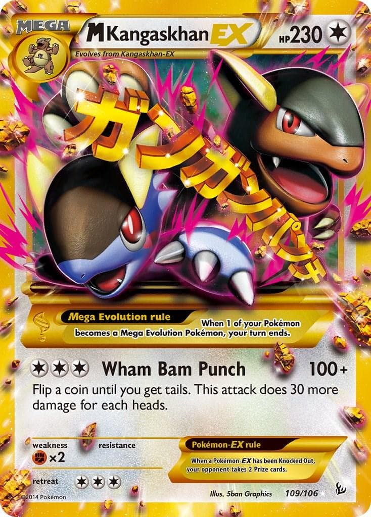 M Kangaskhan EX #109 — Pokemon Flashfire