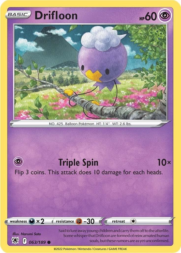 Drifloon #63 — Pokemon Astral Radiance