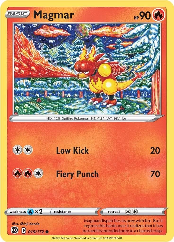 Magmar #19 — Pokemon Brilliant Stars