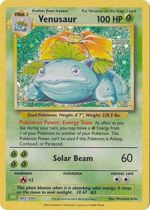 Venusaur #3 — Pokemon TCG Classic: Venusaur Deck