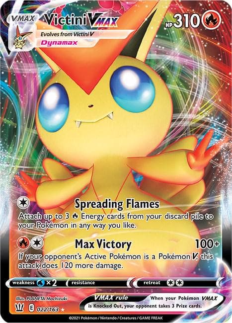 Victini VMAX #22 — Pokemon Battle Styles