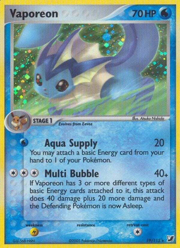 Vaporeon #19 — Pokemon Unseen Forces