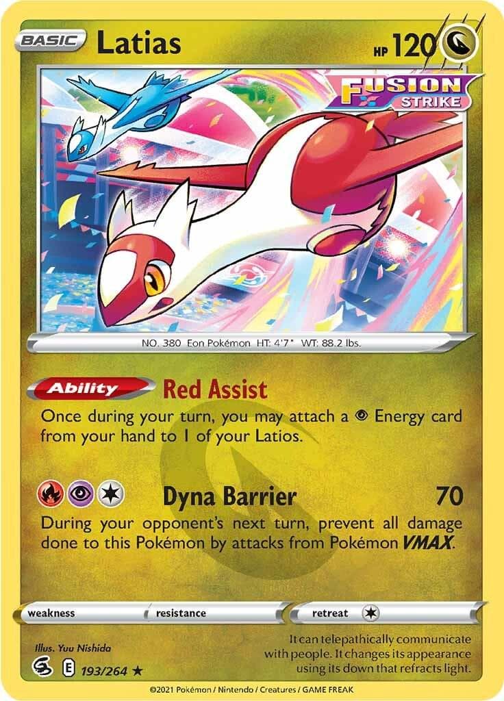 Latias #193 — Pokemon Fusion Strike