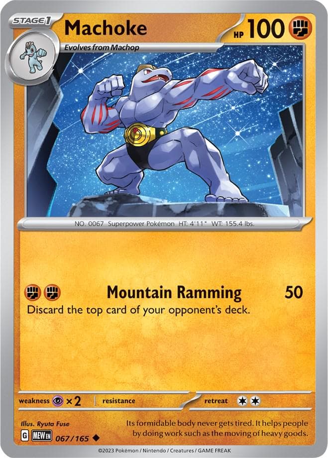 Machoke #67 — Pokemon Scarlet & Violet 151