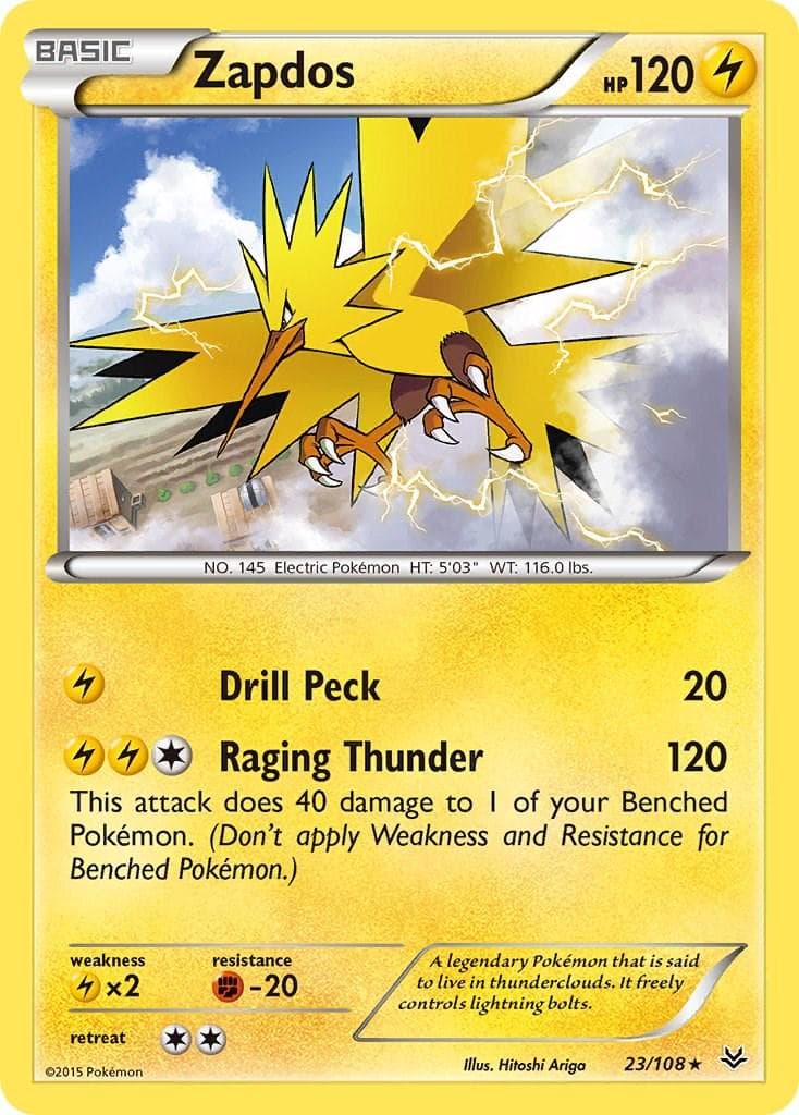 Zapdos #23 — Pokemon Roaring Skies