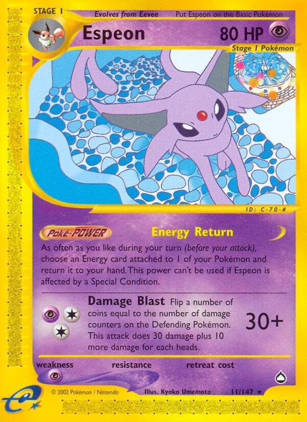 Espeon #11 — Pokemon Aquapolis