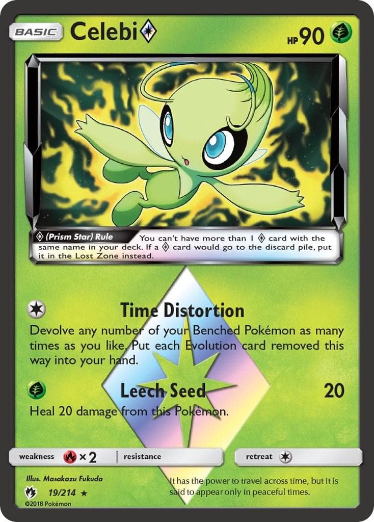 Celebi #19 — Pokemon Lost Thunder