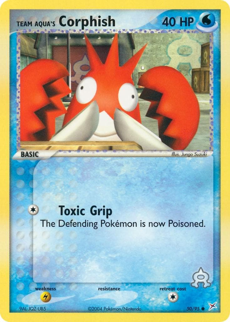Corphish #50 — Pokemon Team Magma & Team Aqua