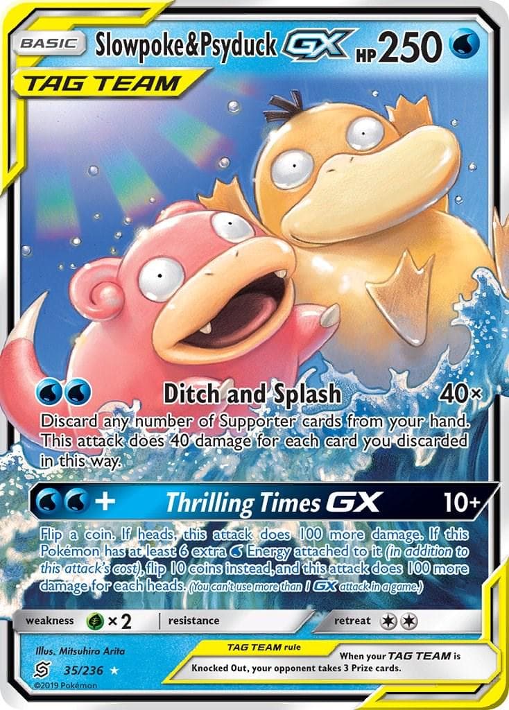 Slowpoke & Psyduck GX #35 — Pokemon Unified Minds