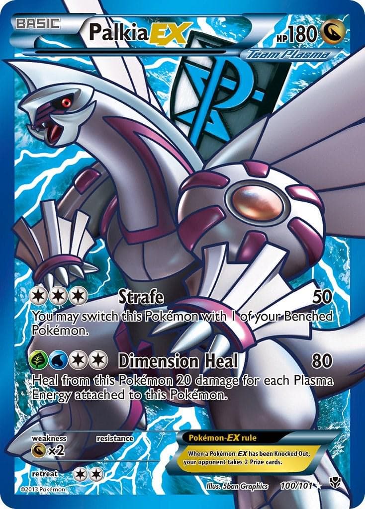Palkia EX #100 — Pokemon Plasma Blast