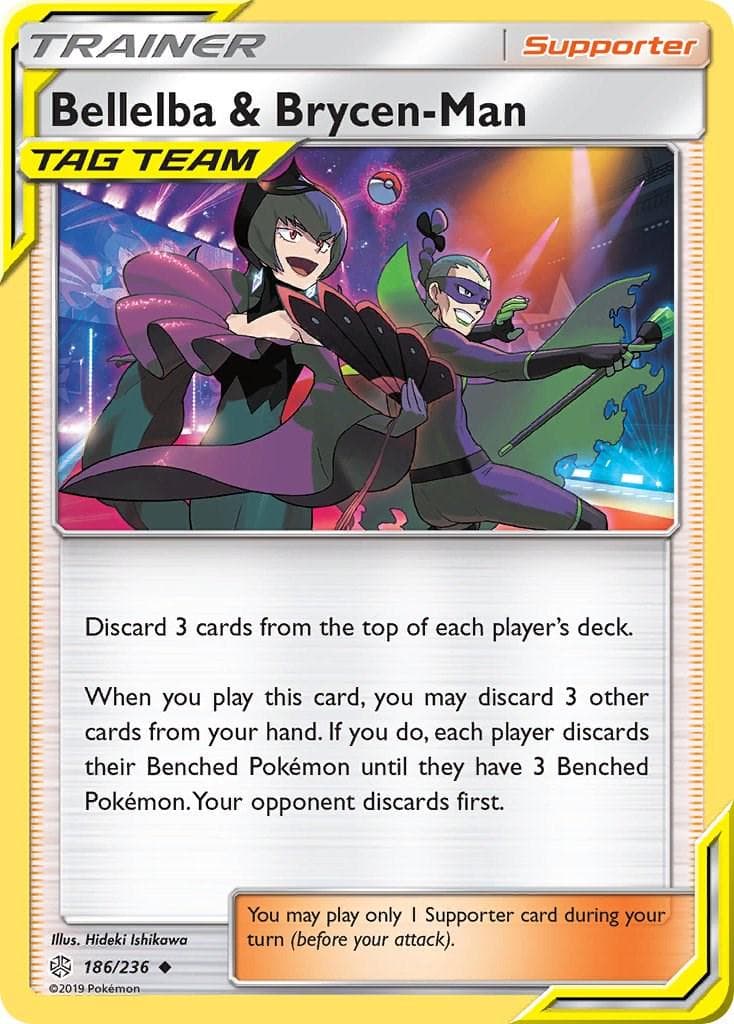 Bellelba & Brycen-Man #186 — Pokemon Cosmic Eclipse