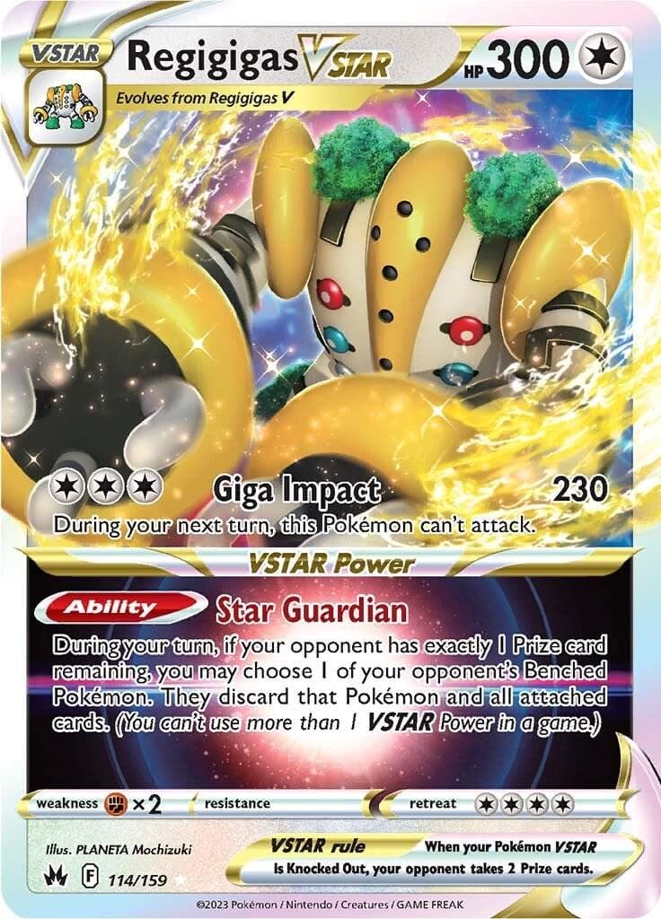 Regigigas VSTAR #114 — Pokemon Crown Zenith