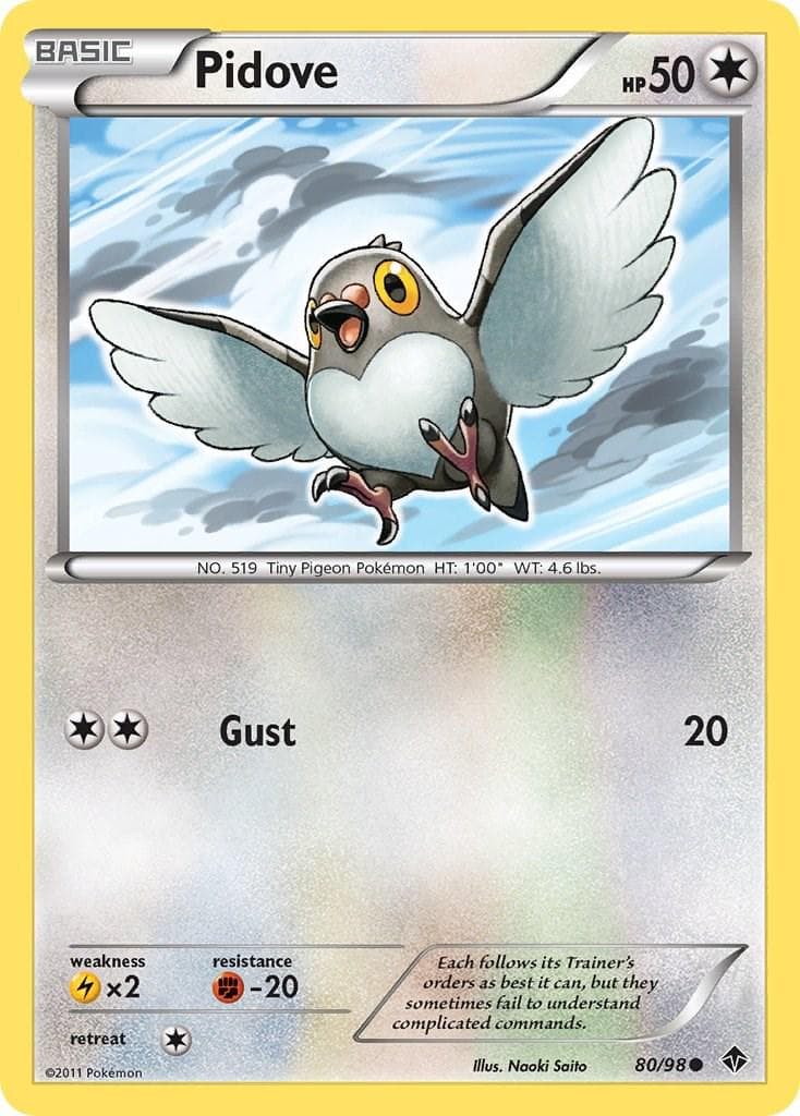 Pidove #80 — Pokemon Emerging Powers