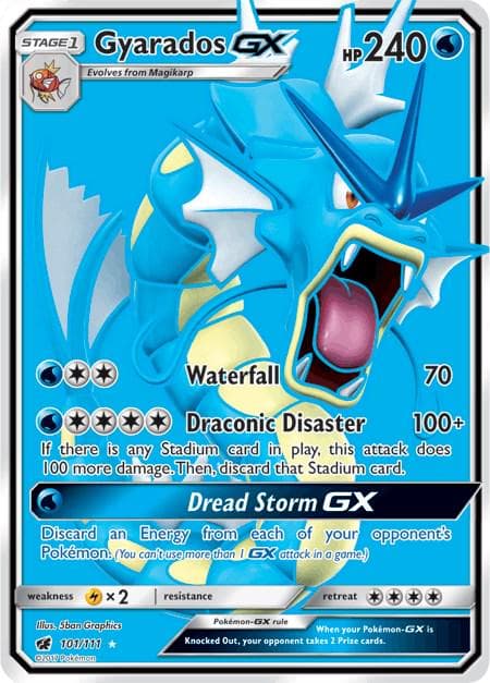 Gyarados GX #101 — Pokemon Crimson Invasion