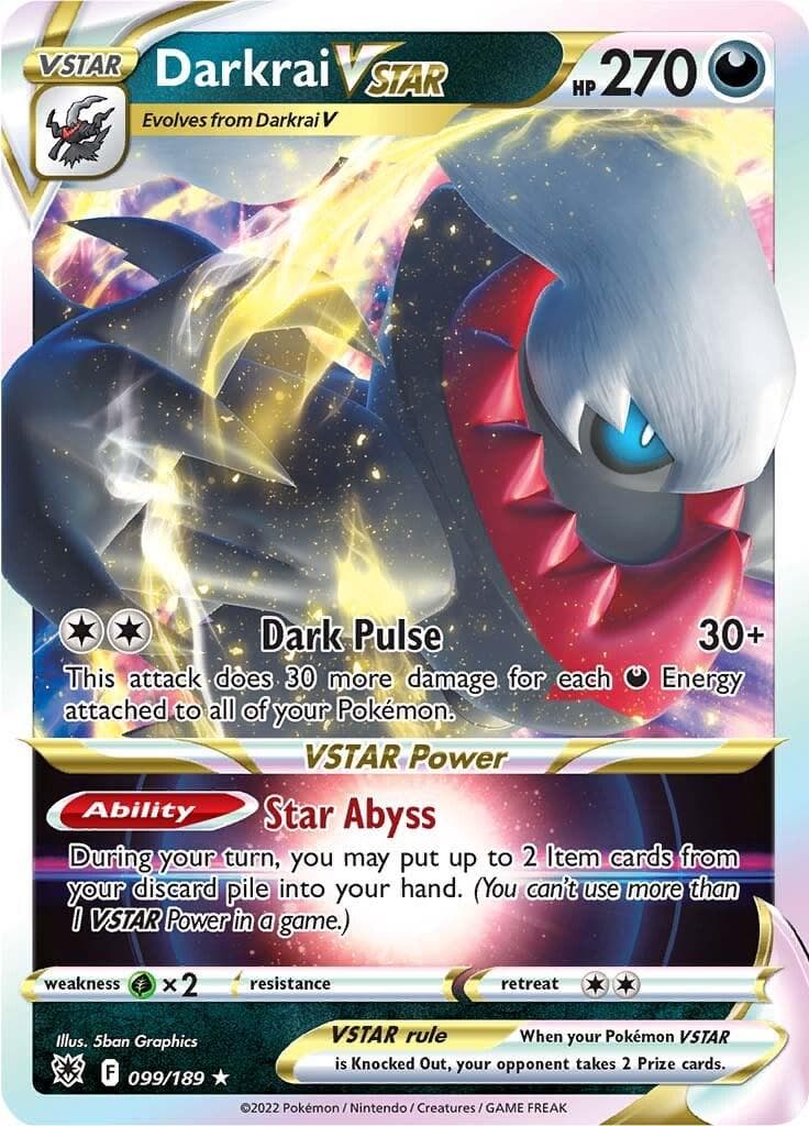 Darkrai VSTAR #99 — Pokemon Astral Radiance
