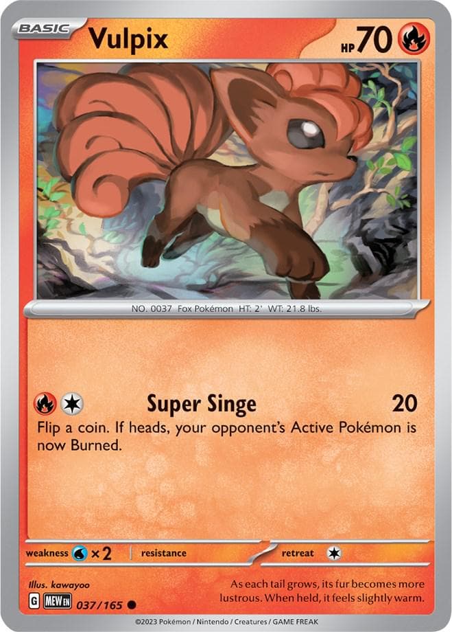 Vulpix #37 — Pokemon Scarlet & Violet 151