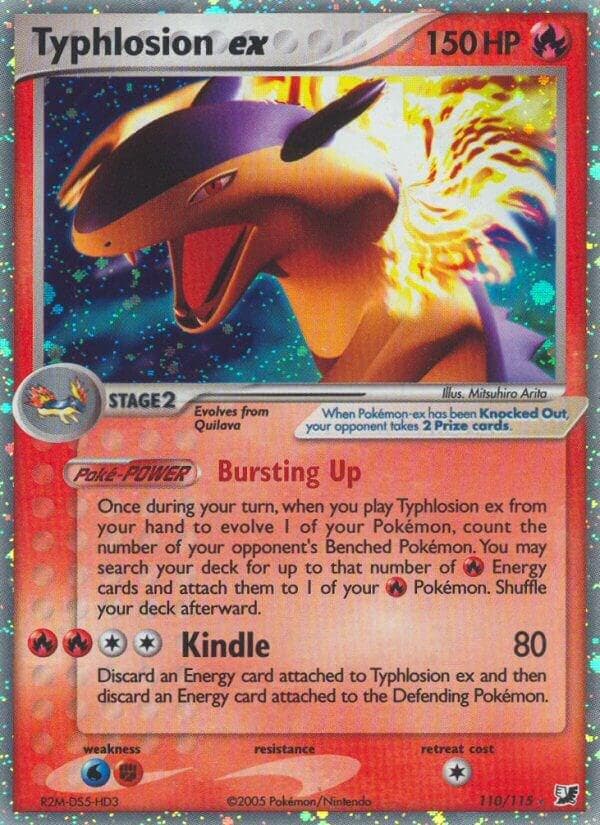 Typhlosion EX #110 — Pokemon Unseen Forces
