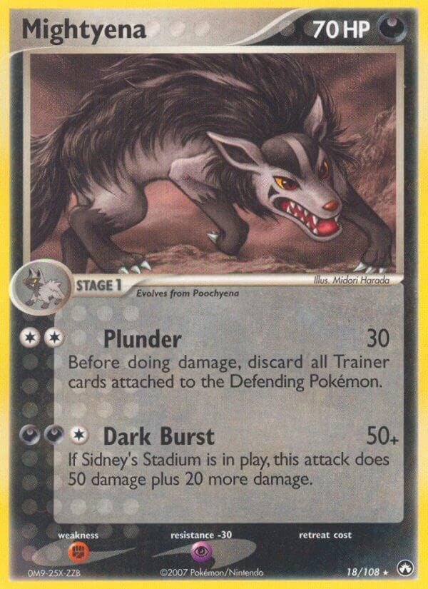 Mightyena #18 — Pokemon Power Keepers