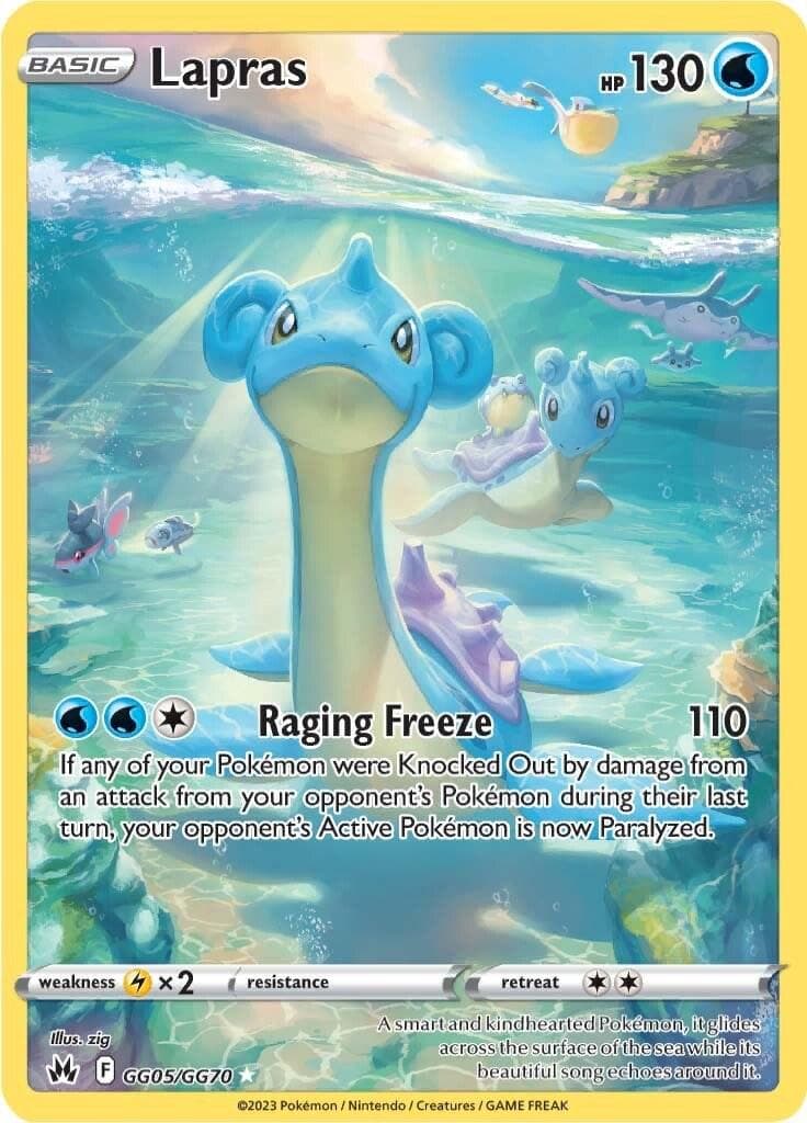 Lapras #GG05 — Pokemon Crown Zenith