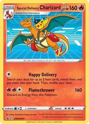 Special Delivery Charizard #SWSH075 — Pokemon Promo