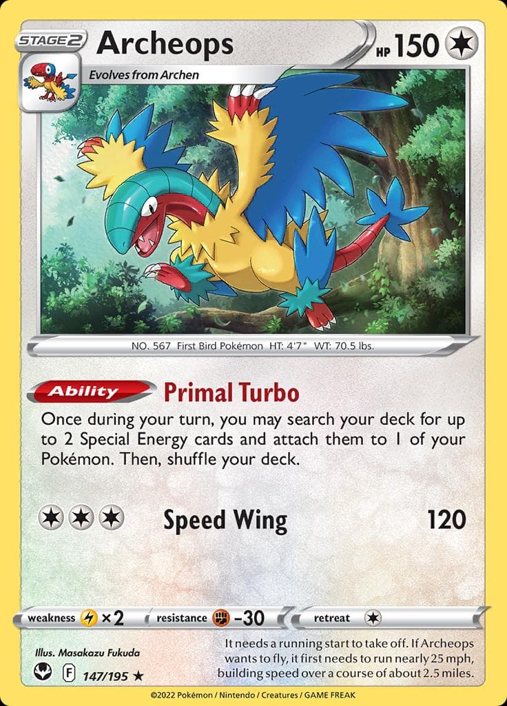 Archeops #147 — Pokemon Silver Tempest