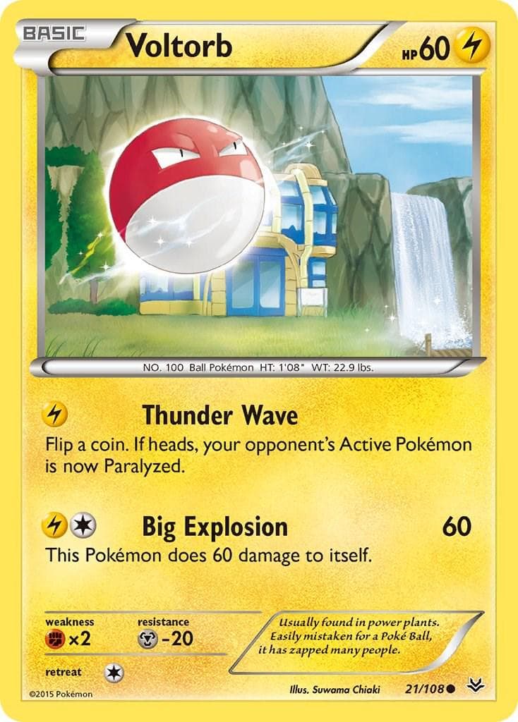 Voltorb #21 — Pokemon Roaring Skies