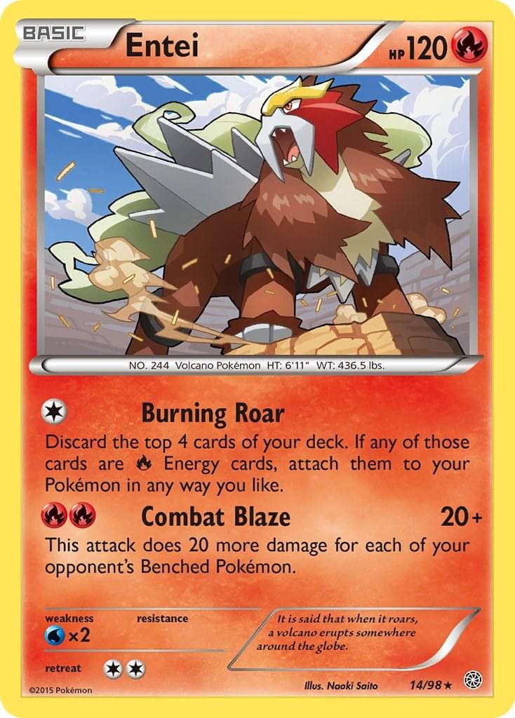 Entei #14 — Pokemon Ancient Origins