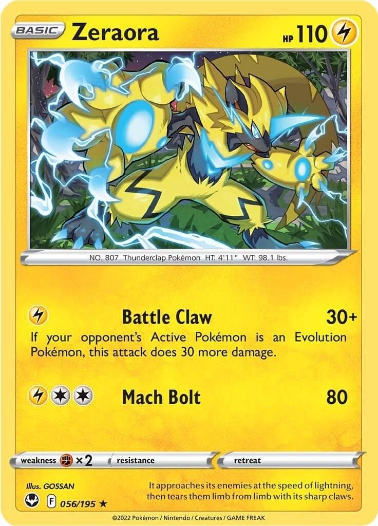 Zeraora #56 — Pokemon Silver Tempest