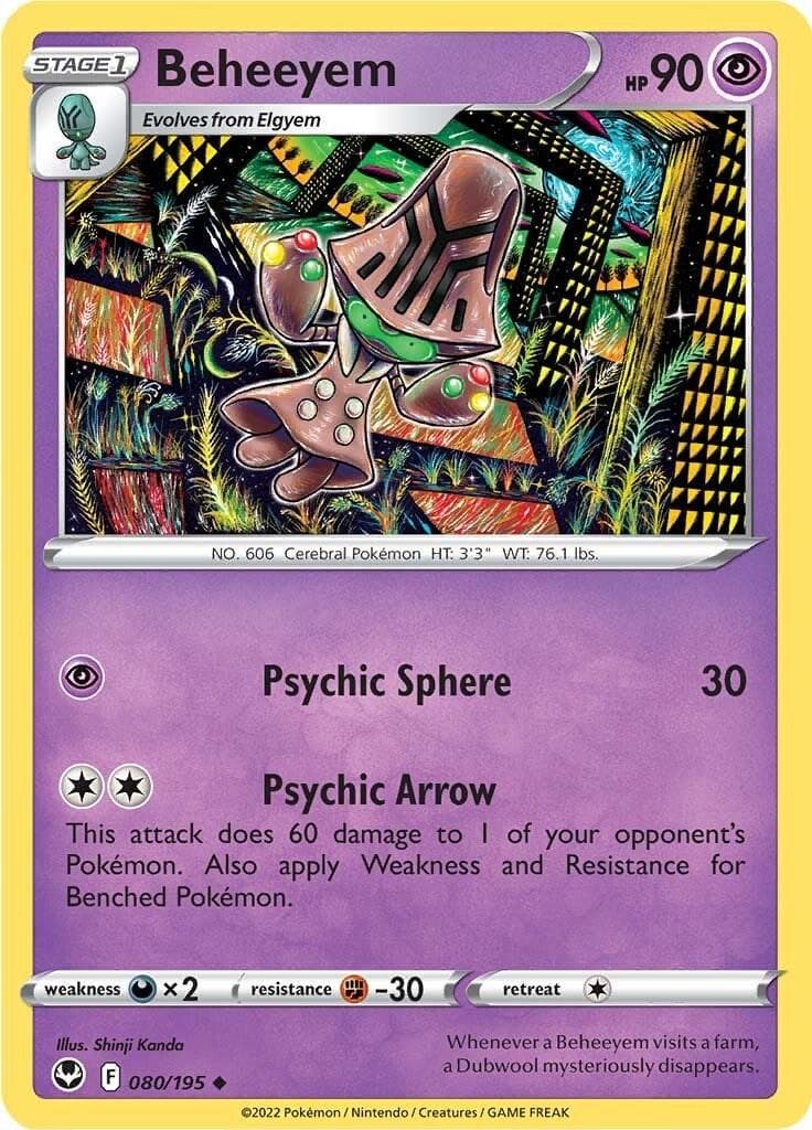 Beheeyem #80 — Pokemon Silver Tempest