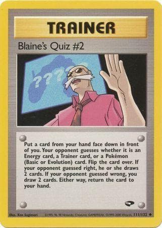 Blaine's Quiz #2 #111 — Pokemon Gym Challenge