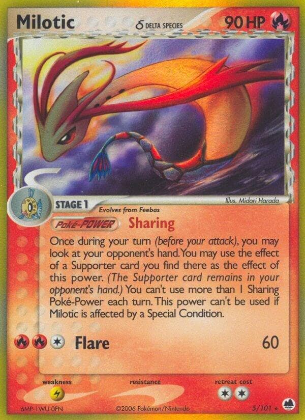 Milotic #5 — Pokemon Dragon Frontiers