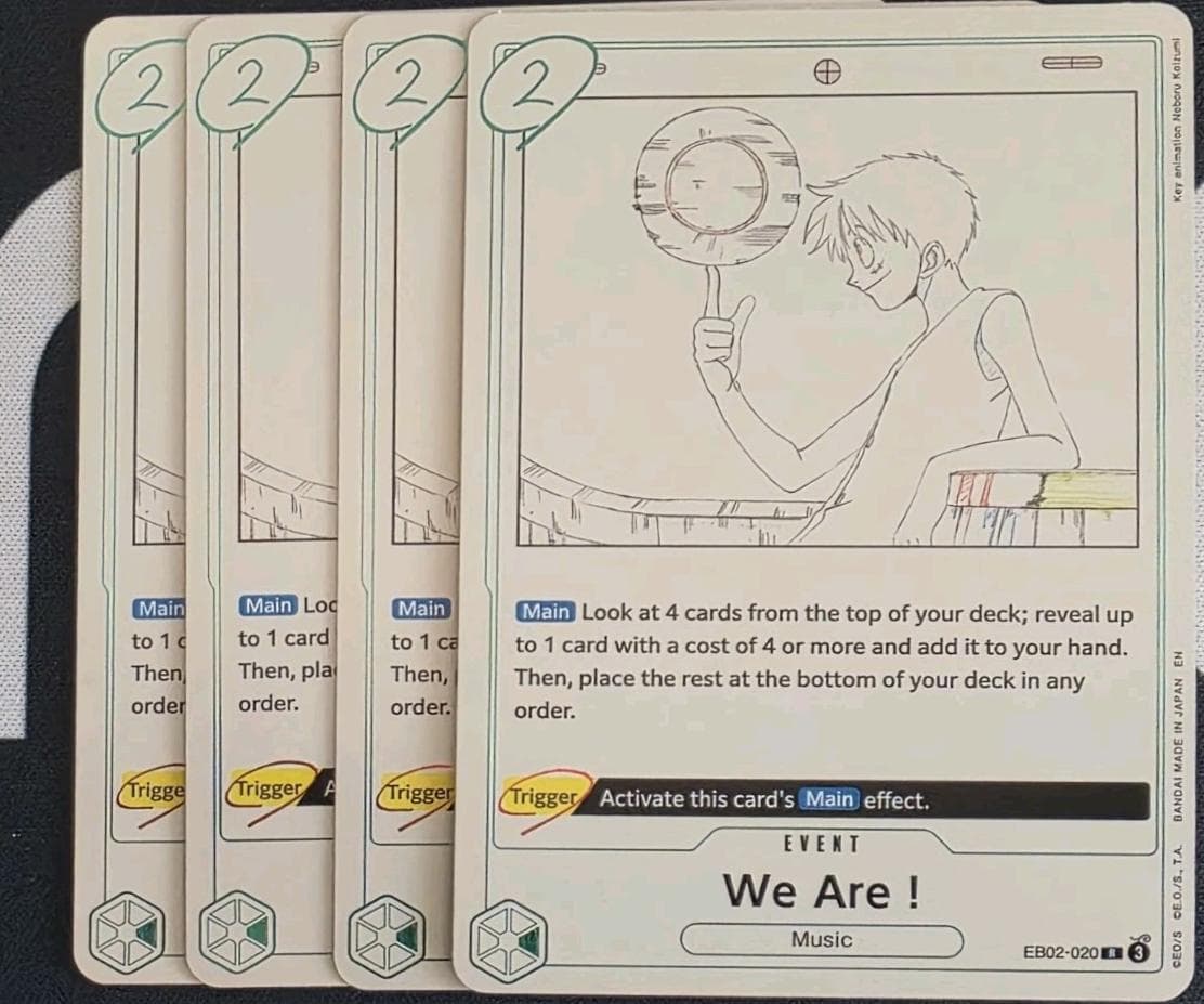 We Are! EB02-020 — One Piece Extra Booster Anime 25th Collection
