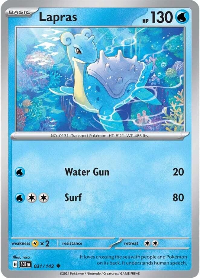Lapras #31 — Pokemon Stellar Crown