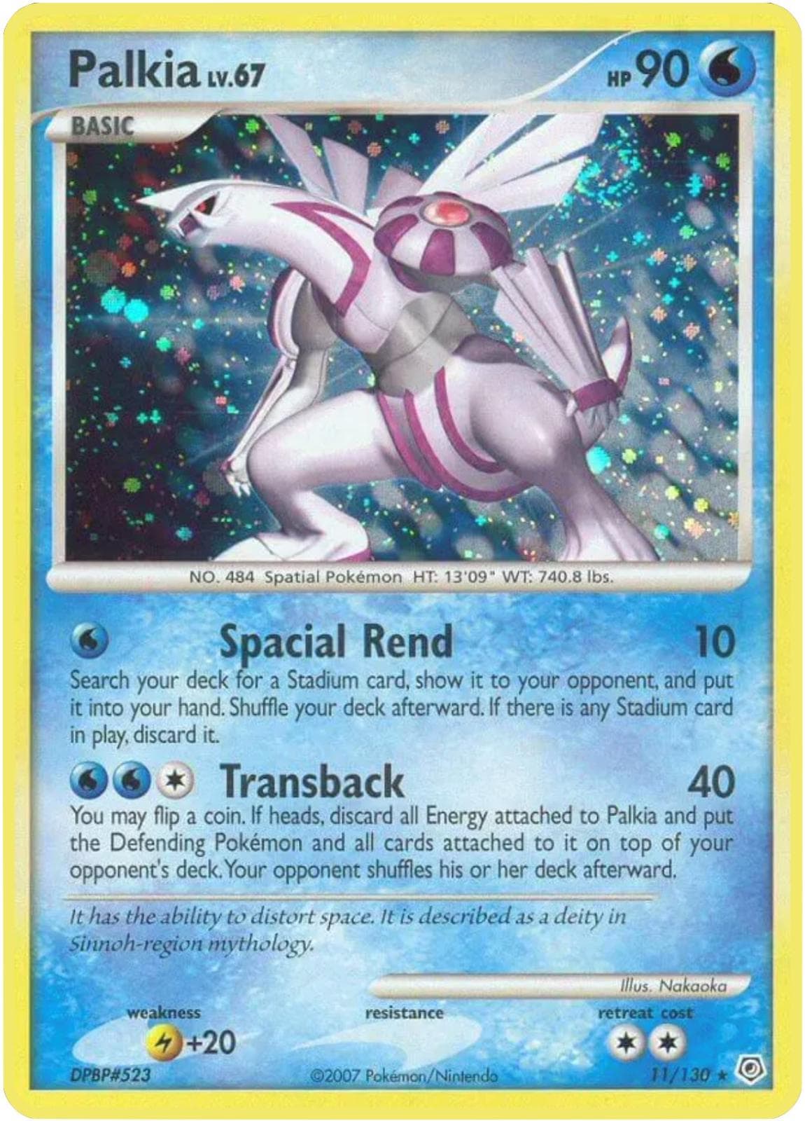Palkia #11 — Pokemon Diamond & Pearl