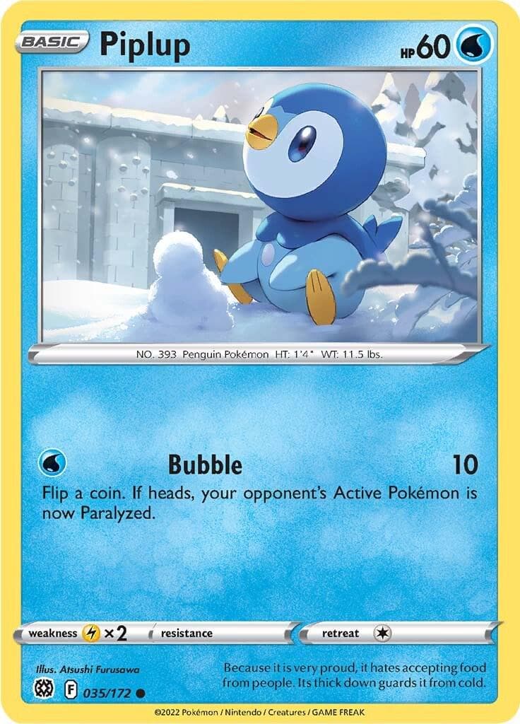 Piplup #35 — Pokemon Brilliant Stars