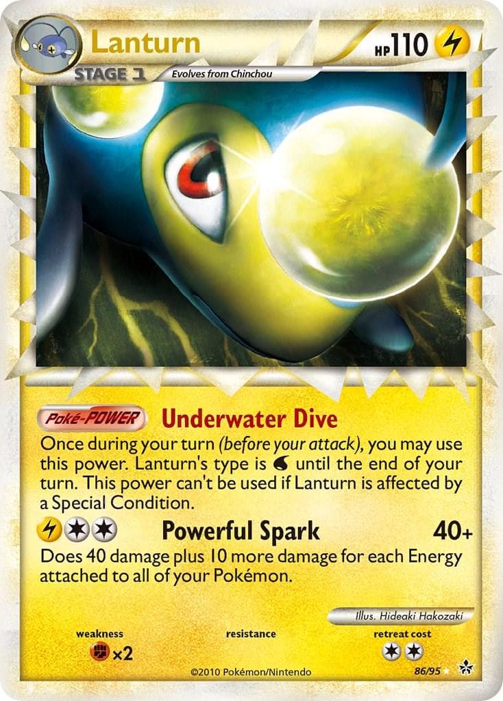 Lanturn #86 — Pokemon Unleashed