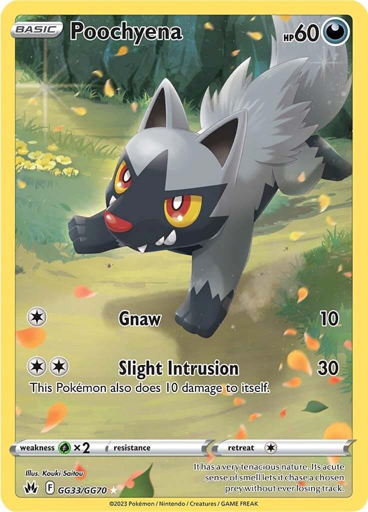 Poochyena #GG33 — Pokemon Crown Zenith